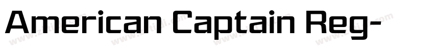 American Captain Reg字体转换